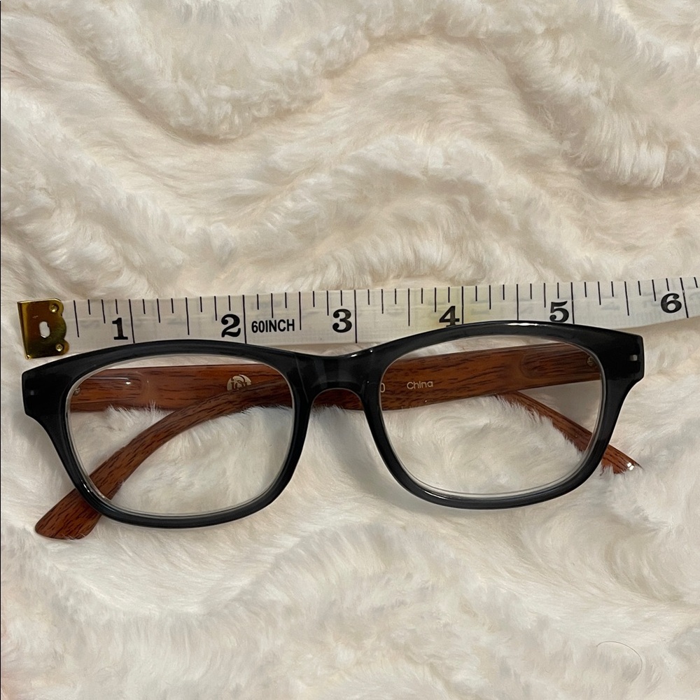 Joy Mangano +2.00 Blue, Brown Readers & Black Sunglasses - Picture 9 of 15